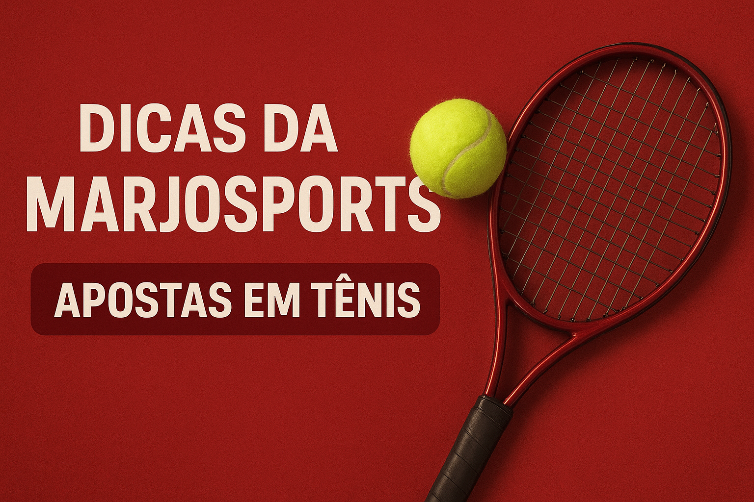 Dicas da Marjosports: Apostas em Tênis